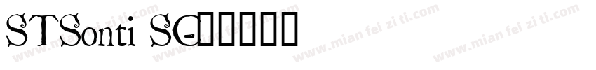 STSonti SC字体转换